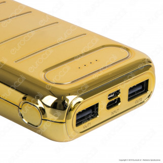 V-Tac VT-3522 Power Bank Portatile 10000 mAh 2 Uscite USB 2A - SKU