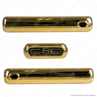 V-Tac VT-3523 Power Bank Portatile 20000 mAh 2 Uscite USB 2A - SKU