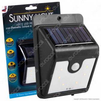 Kit 4 Intergross Sunny Light Lampada LED per Esterno IP44 con