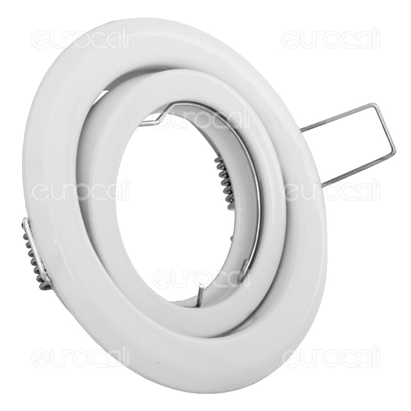 Kanlux ARGUS CT-2115-W Portafaretto Orientabile Rotondo da Incasso