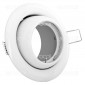 Kanlux ARGUS CT-2117-W Portafaretto Orientabile Rotondo da Incasso per Lampadine GU10 e GU5.3 - mod.311