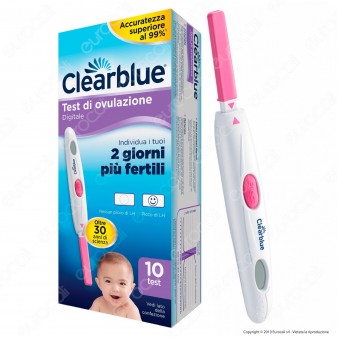 Clearblue Test di Ovulazione Digitale - Confezione con 10 Test