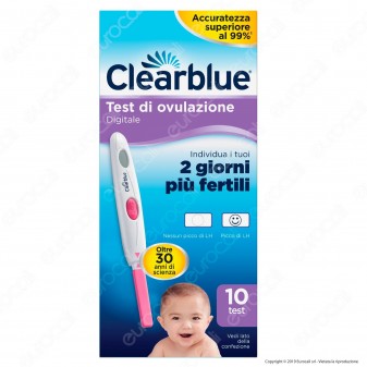 Clearblue Test di Ovulazione Digitale - Confezione con 10 Test