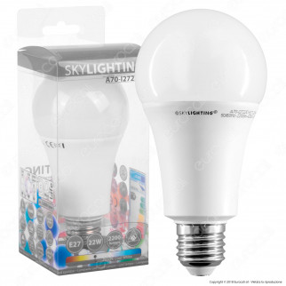 SkyLighting Lampadina LED E27 22W Bulb A70 - mod. A70-I2722