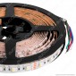 ZNLED Striscia LED 5050 Multicolore RGB+W 60 LED/Metro 24V IP20 - Bobina da 5 Metri - mod. 63551 [TERMINATO]