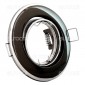 Kanlux HORN CTC-3115-GM/N Portafaretto Orientabile Rotondo da Incasso per Lampadine GU10 e GU5.3 - mod.2834