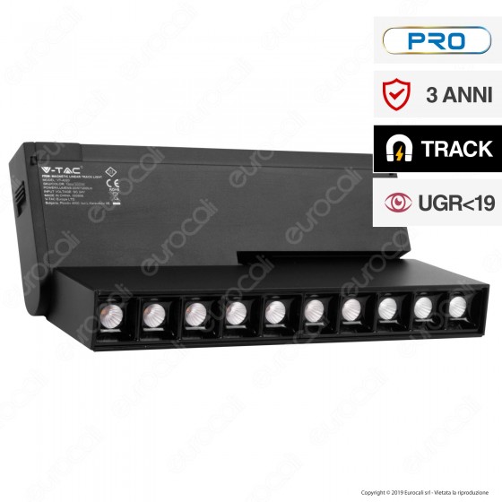 V-Tac PRO VT-4220 Magnetic Linear Track Light Faretto LED Magnetico V-Tac PRO VT-4220 Magnetic Linear Track Light Faretto LED Magnetico