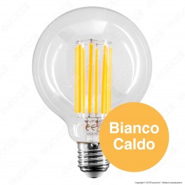 V-Tac VT-2338 Lampadina LED E27 18W Globo G95 Filament - SKU 2803