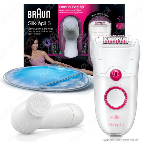 [EBAY] Braun Silk-Ã©pil 5 Power 5-329 Epilatore con 3 accessori e spazzola per la pulizia del viso   - 1