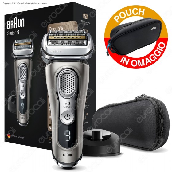 Braun Series 9 9325s Rasoio Barba Elettrico Ricaricabile Wet&Dry con Braun Series 9 9325s Rasoio Barba Elettrico Ricaricabile Wet&Dry con