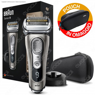 Braun Series 9 9325s Rasoio Barba Elettrico Ricaricabile Wet&Dry con