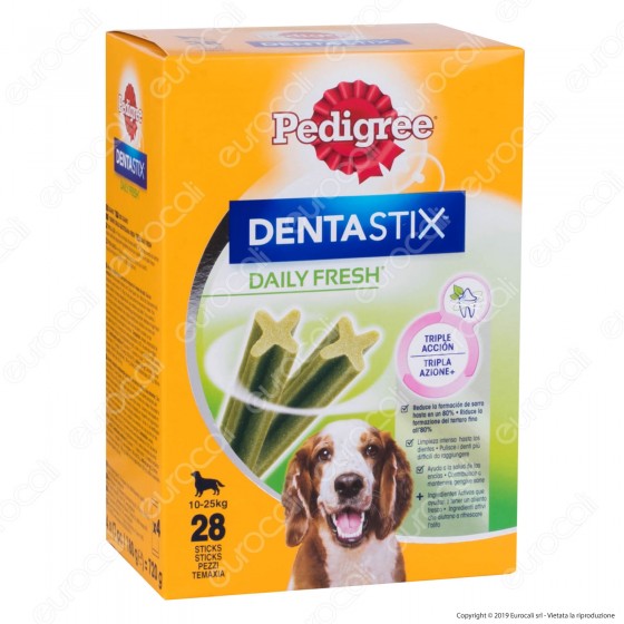 [EBAY] Pedigree Dentastix Fresh Medium per l'igiene orale del cane - Confezione da 28 Stick   - 1