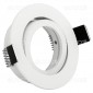 Kanlux DALLA CT-DTO50-W Portafaretto Orientabile Rotondo da Incasso per Lampadine GU10 e GU5.3 - mod.22430