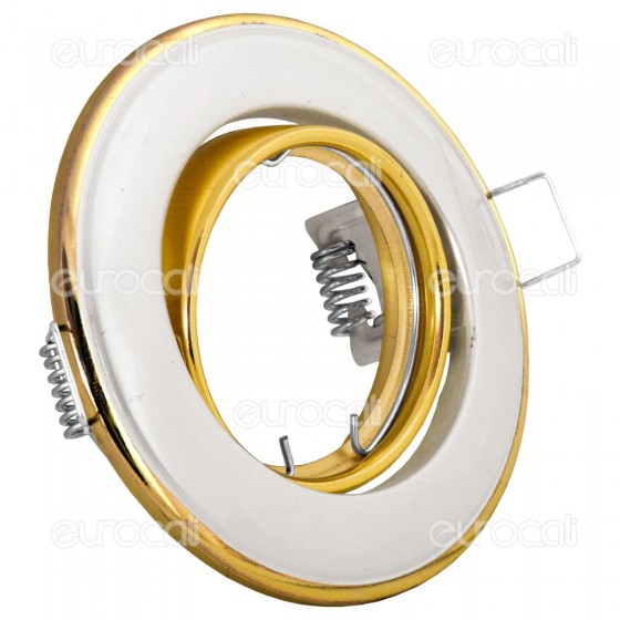 Kanlux HORN CTC-3115-PS/G Portafaretto Orientabile Rotondo da Incasso Kanlux HORN CTC-3115-PS/G Portafaretto Orientabile Rotondo da Incasso