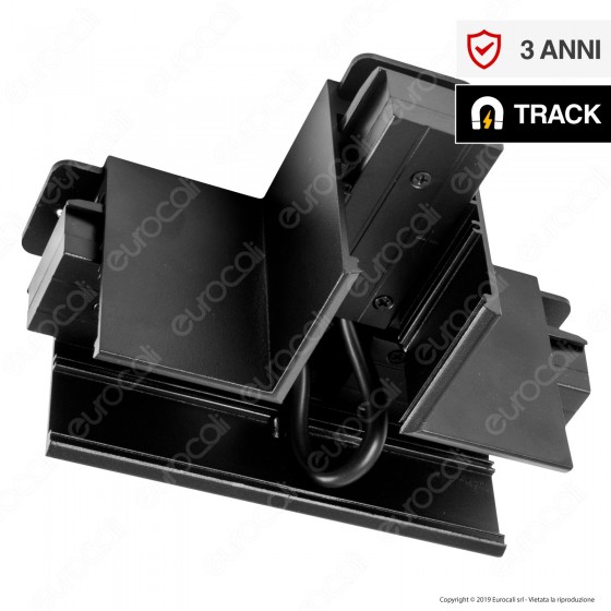 V-Tac T Connector Connettore Angolare a T per Binari Magnetici Track V-Tac T Connector Connettore Angolare a T per Binari Magnetici Track