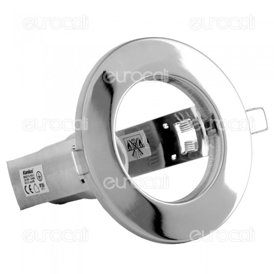 Kanlux RAGO DL-R50-C Portafaretto Rotondo da Incasso per Lampadine Kanlux RAGO DL-R50-C Portafaretto Rotondo da Incasso per Lampadine