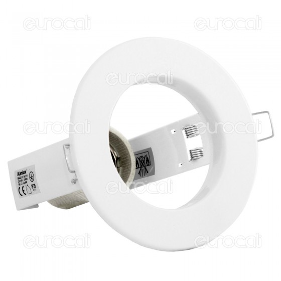 Kanlux RAGO DL-R50-W Portafaretto Rotondo da Incasso per Lampadine Kanlux RAGO DL-R50-W Portafaretto Rotondo da Incasso per Lampadine