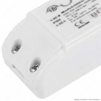 FAI Driver a Corrente Costante 1-3W per LED 4-8V 350mA - mod. 5055/3