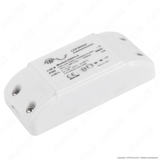 FAI Driver a Corrente Costante 1-3W per LED 4-8V 350mA - mod. 5055/3 FAI Driver a Corrente Costante 1-3W per LED 4-8V 350mA - mod. 5055/3