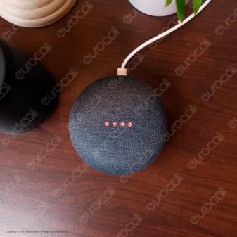 Kit Casa Intelligente con Google Home Mini e Lampadina E27 V-Tac Smart 15W RGB+W 4in1 Dimmerabile