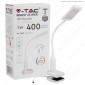 V-Tac VT-7407 Lampada LED da Tavolo 7W Orientabile con Morsa di Fissaggio Colore Bianco - SKU 8672 [TERMINATO]