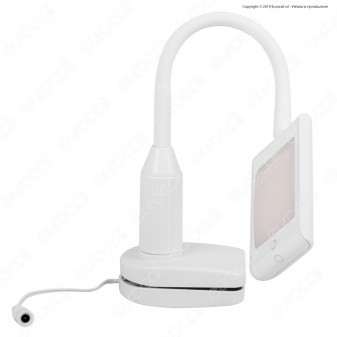 V-Tac VT-7407 Lampada LED da Tavolo 7W Orientabile con Morsa di