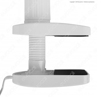 V-Tac VT-7407 Lampada LED da Tavolo 7W Orientabile con Morsa di Fissaggio Colore Bianco - SKU 8672
