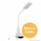 Immagine 2 - V-Tac VT-7407 Lampada LED da Tavolo 7W Orientabile con Morsa di