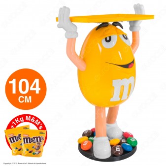 M&M's Character Yellow Espositore da 104cm con 1Kg di M&M's alle
