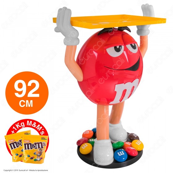 M&M's Character Red Espositore da 92cm con 1Kg di M&M's alle Arachidi