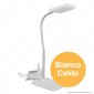 Immagine 2 - V-Tac VT-7403 Lampada LED da Tavolo 3,6W Orientabile Colore Bianco -