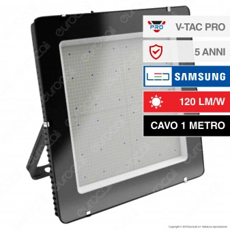 V-Tac PRO VT-1055 Faro LED SMD 1000W IP65 High Lumens Ultrasottile