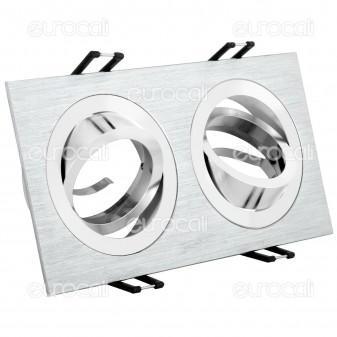 Kanlux SEIDY CT-DTL250-AL Portafaretto Orientabile da Incasso per 2