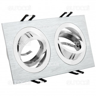 Kanlux SEIDY CT-DTL250-AL Portafaretto Orientabile da Incasso per 2