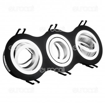 Kanlux SEIDY CT-DTO350-B Portafaretto Orientabile da Incasso per 3