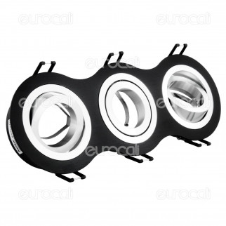 Kanlux SEIDY CT-DTO350-B Portafaretto Orientabile da Incasso per 3