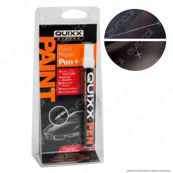 Quixx System Paint Repair Pen + Penna per Riparazioni Vernice Auto