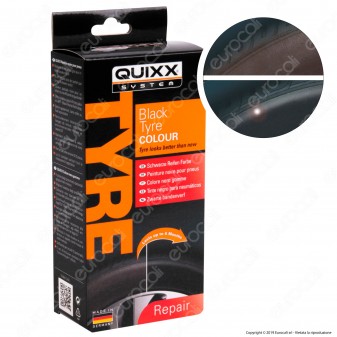 Quixx System Black Tyre Colour Colore Nero Gomme