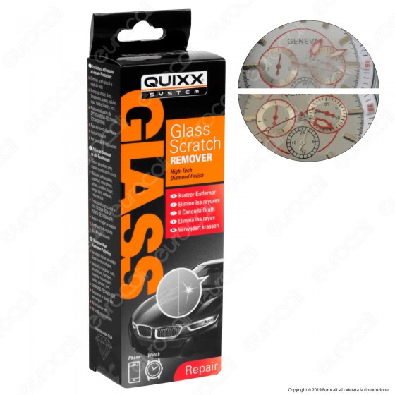 Quixx System Glass Scratch Remover Kit Rimuovi Graffi per Superfici Quixx System Glass Scratch Remover Kit Rimuovi Graffi per Superfici