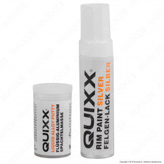Quixx System Wheel Repair Kit Riparazione Cerchi in Lega per Auto