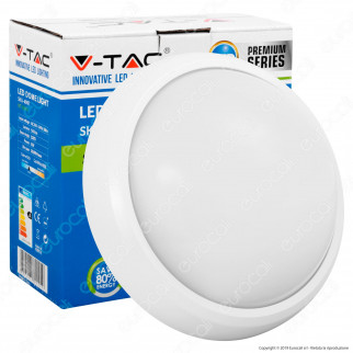V-Tac VT-8014 Plafoniera LED 8W Forma Circolare Colore Bianco - SKU