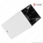 V-Tac VT-882 Supporto Portafaretto Fisso Quadrato da Soffitto per Lampadine GU10 e GU5.3 Riflettore Nero - SKU 8584