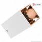 V-Tac VT-882 Supporto Portafaretto Fisso Quadrato da Soffitto per Lampadine GU10 e GU5.3 Riflettore Oro Rosa - SKU 8587
