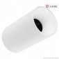 V-Tac VT-882 Supporto Portafaretto Fisso Rotondo da Soffitto per Lampadine GU10 e GU5.3 Riflettore Bianco - SKU 8588