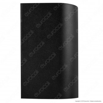 Sure Energy Portalampada Doppio Applique Wall Light da Muro IP44 Nero
