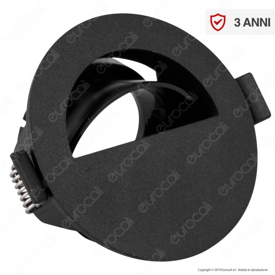 V-Tac VT-884 Portafaretto Orientabile Rotondo Semicerchio da Incasso V-Tac VT-884 Portafaretto Orientabile Rotondo Semicerchio da Incasso