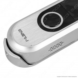 Ener-J Videocitofono Slim Wi-Fi IP54 con Funzioni di Sorveglianza HD