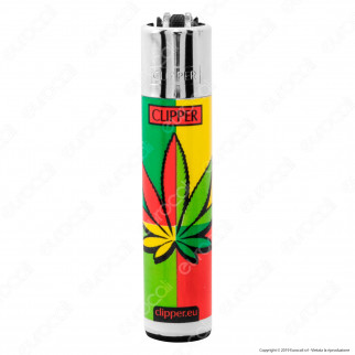 Clipper Large Fantasia Pop Art Leaves - 4 Accendini [TERMINATO]