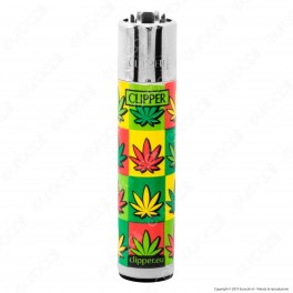 Clipper Large Fantasia Pop Art Leaves - 4 Accendini [TERMINATO]