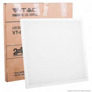 V-Tac VT-6142 Pannello LED a Montaggio Superficiale o Incasso 60x60